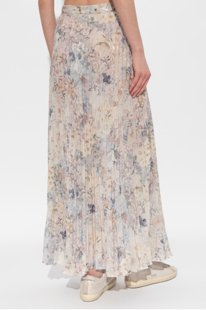 Golden Goose Falda plisada adornada con lentejuelas