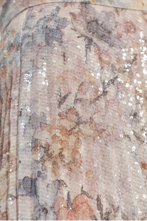 Golden Goose Falda plisada adornada con lentejuelas