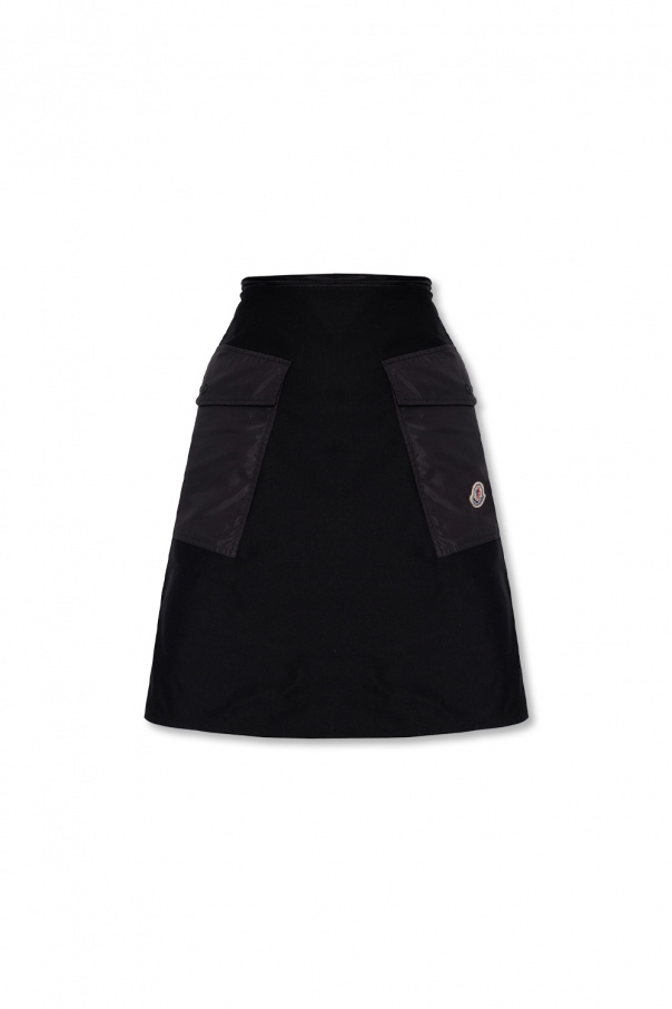 Moncler Cotton skirt with logo