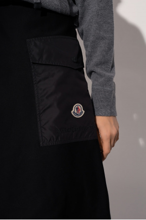 Moncler Cotton skirt with logo