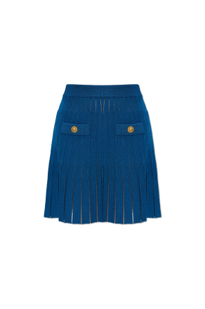 Skirt with decorative pockets