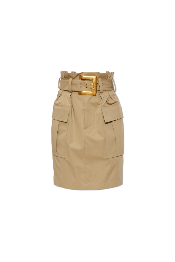 Cargo skirt with belt od Balmain