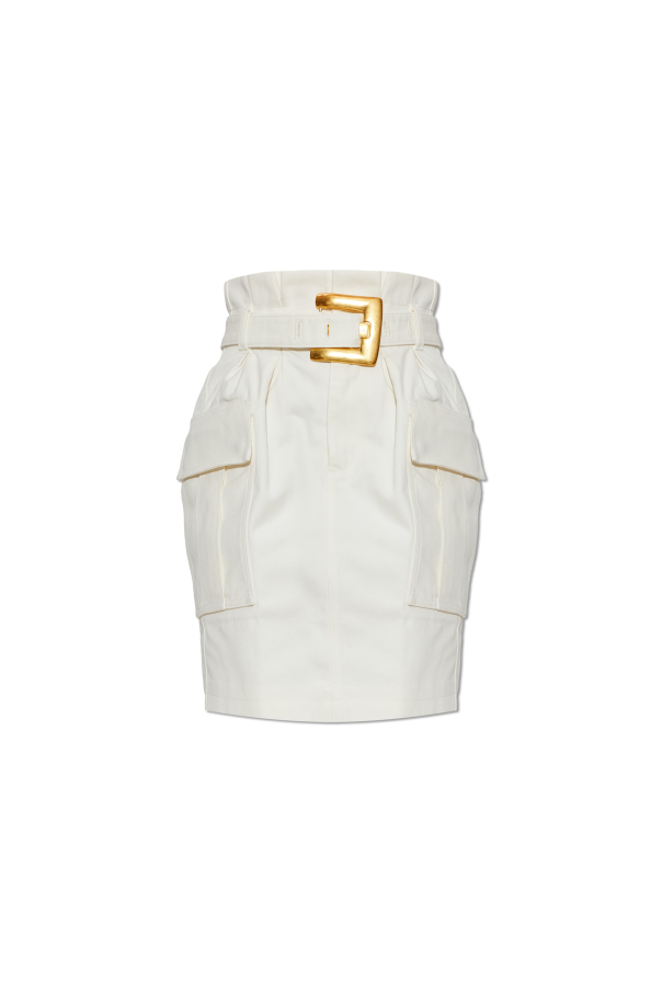 'Cargo' skirt with belt od Balmain