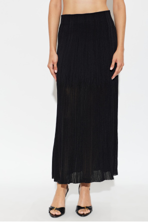 Balmain Saia plissada