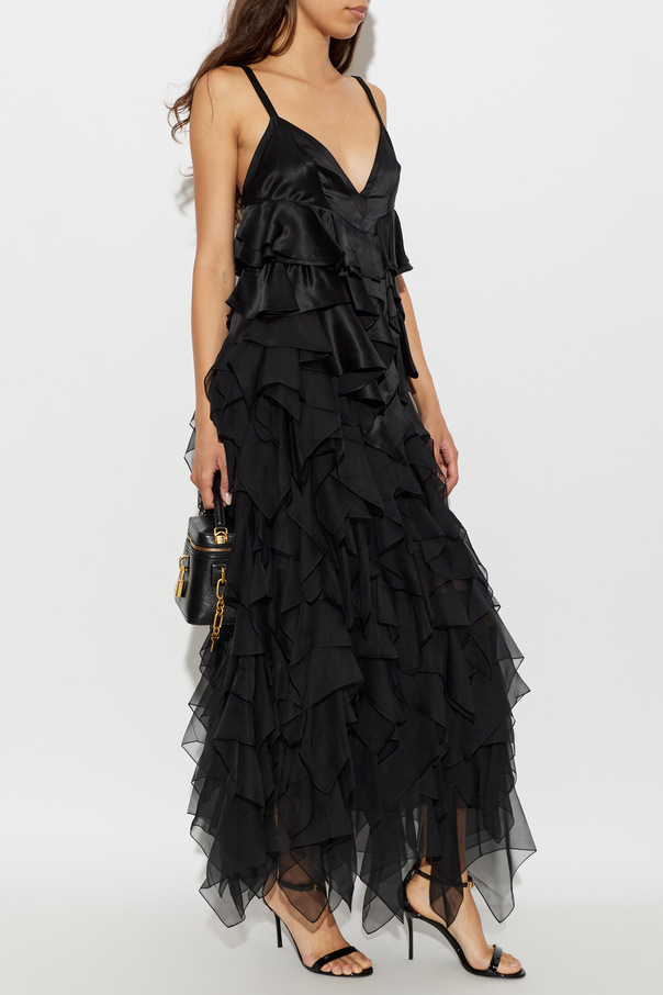 Balmain Jedwabna spódnica