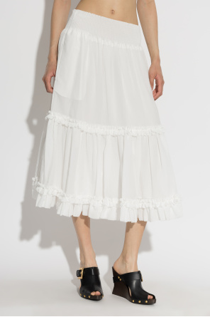 Balmain Spódnica z falbanami