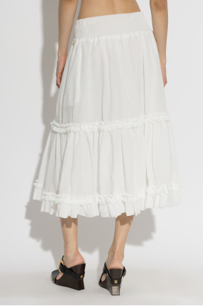 Balmain Spódnica z falbanami