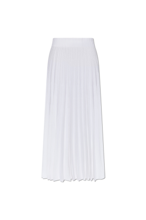 Pleated sequin skirt