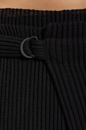 Homme Plissé Issey Miyake Pleated skirt with wrap fastening