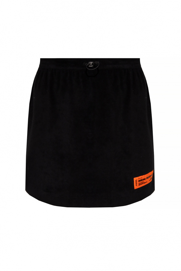 Heron Preston Logo-patch skirt