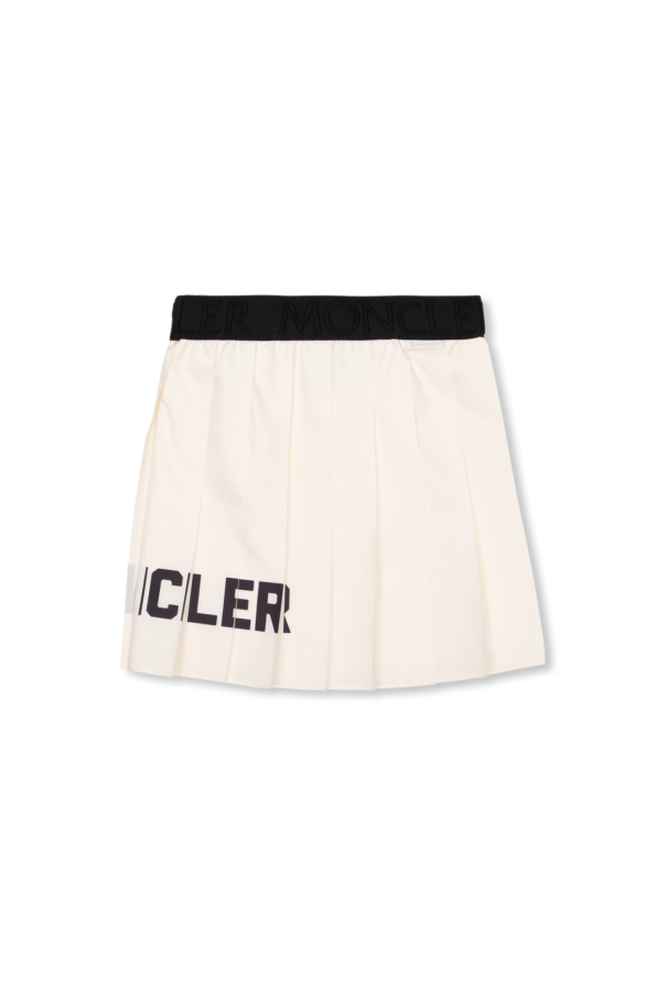 Moncler Enfant Pleated skirt with logo