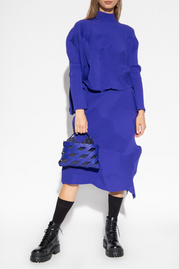 Issey Miyake Pleats Please Ribbed skirt