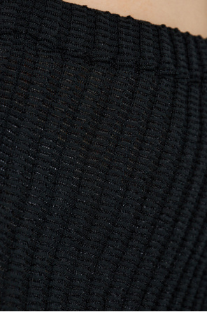 Issey Miyake Ribbed skirt