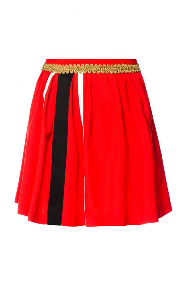 Moschino Skirt with grosgrain stripes