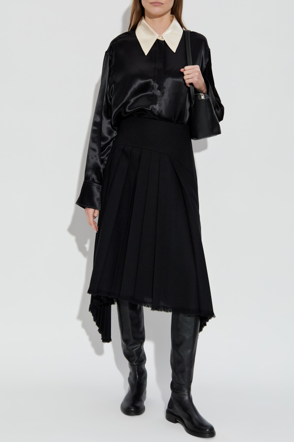 JIL SANDER Pleated skirt