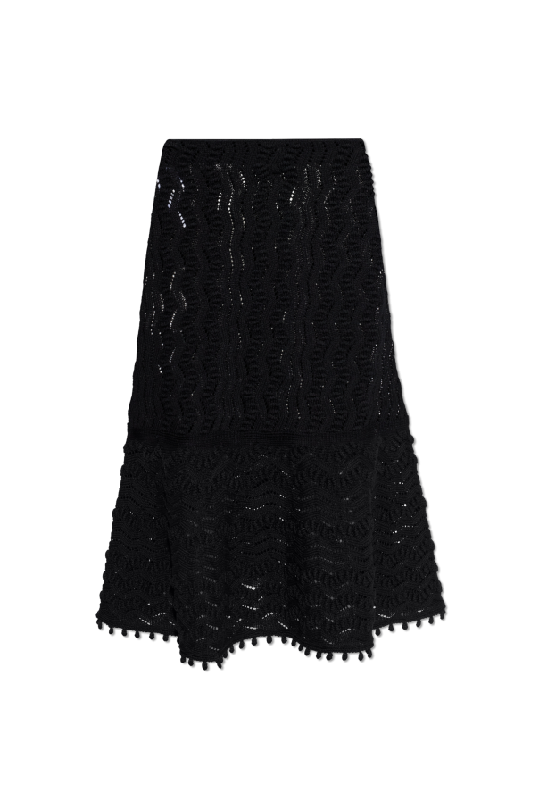 Skirt with decorative weave od JIL SANDER