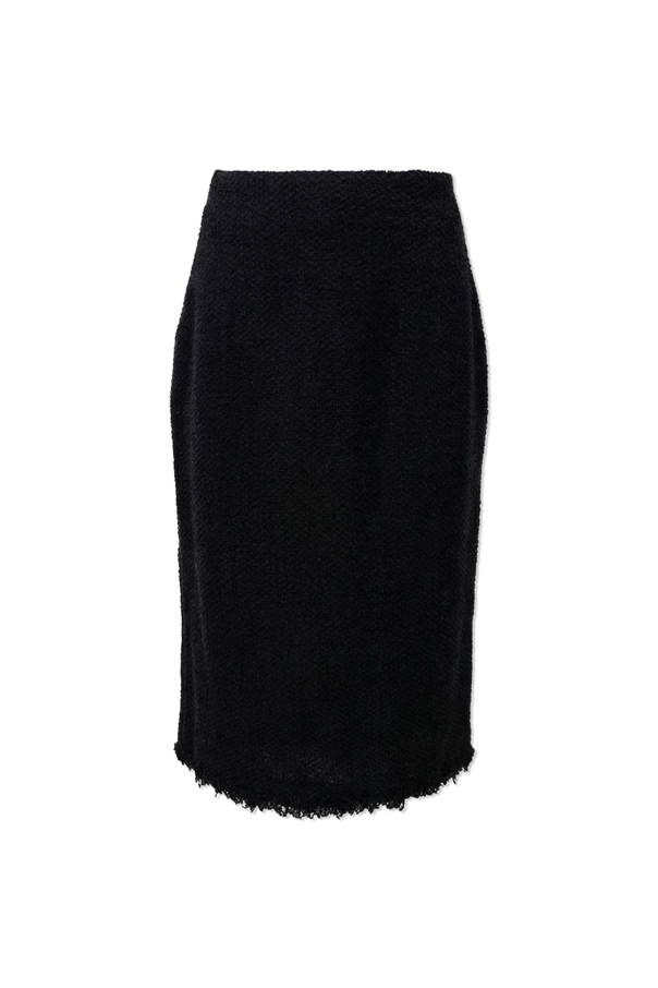 Skirt with raw-cut hem od JIL SANDER