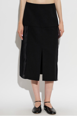 JIL SANDER Saia com racha