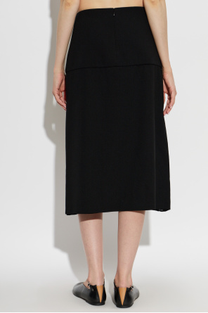 JIL SANDER Saia com racha