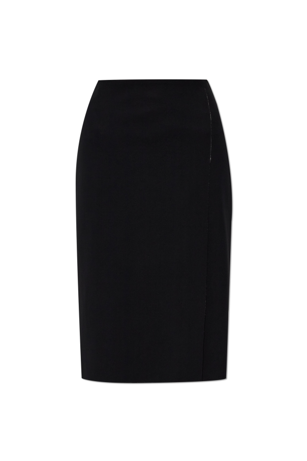 Skirt with raw hem od JIL SANDER