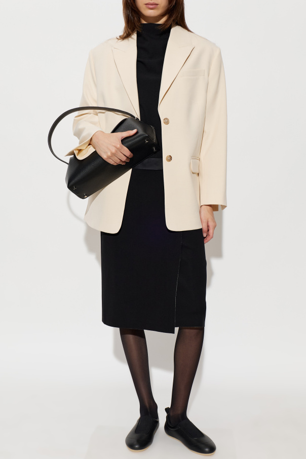 JIL SANDER Spódnica z surowym wykończeniem