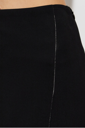 JIL SANDER Spódnica z surowym wykończeniem