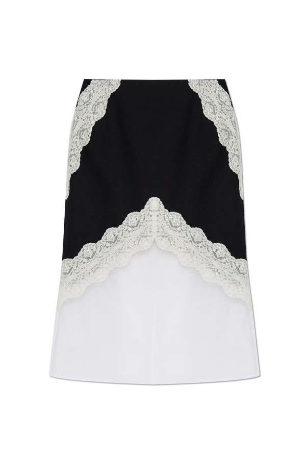 Skirt made of combined fabrics od JIL SANDER