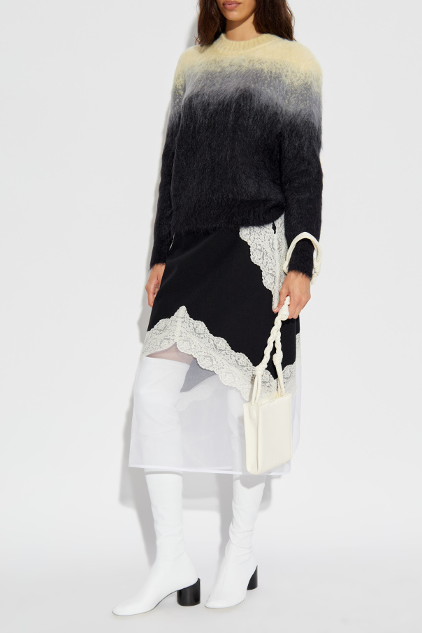 JIL SANDER Skirt made of combined fabrics