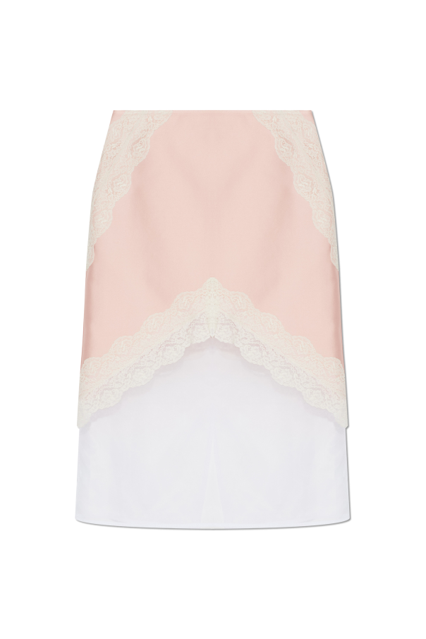 Skirt with decorative trim od JIL SANDER