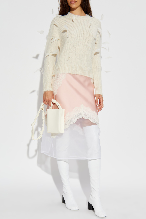 JIL SANDER Skirt with decorative trim