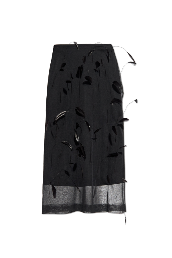 Feather skirt od JIL SANDER