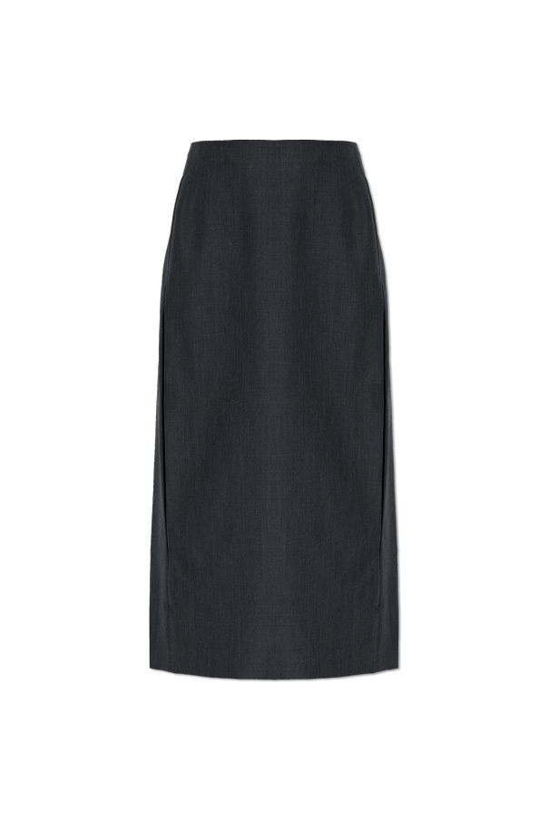 JIL SANDER Wool Skirt with Slits