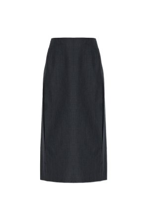 Wool Skirt with Slits