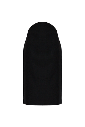 Wool Skirt with Slit