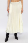 JIL SANDER cream Pleated skirt