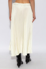 JIL SANDER cream Pleated skirt