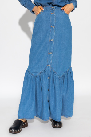 Ganni Denim skirt