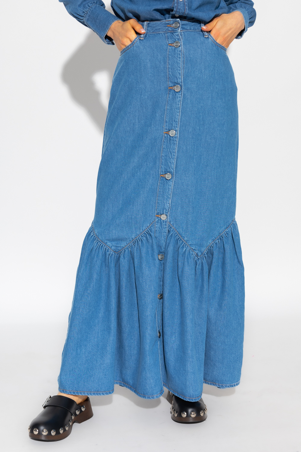 Ganni Denim skirt