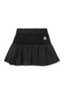 Moncler Enfant Skirt with logo patch