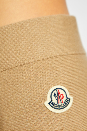Moncler Skirt with logo patch
