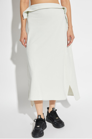 Y-3 Jogging skirt with slit