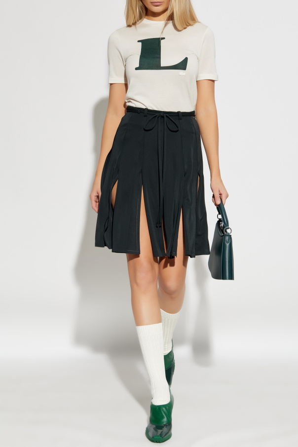LACOSTE RUNWAY Skirt with slits