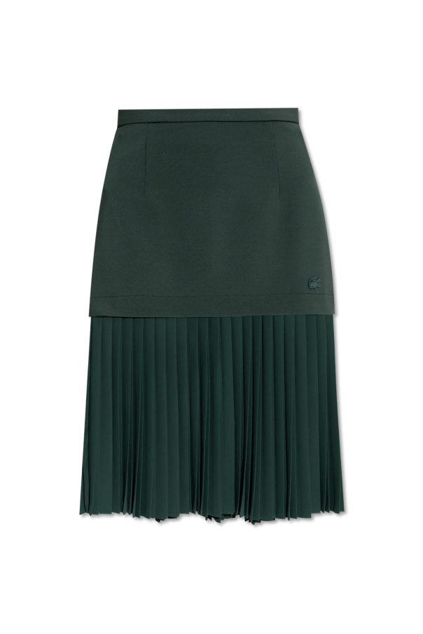 LACOSTE RUNWAY Skirt with pleated hem