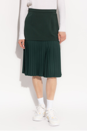 LACOSTE RUNWAY Skirt with pleated hem