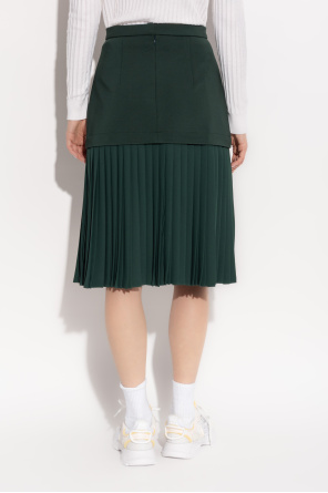 LACOSTE RUNWAY Skirt with pleated hem