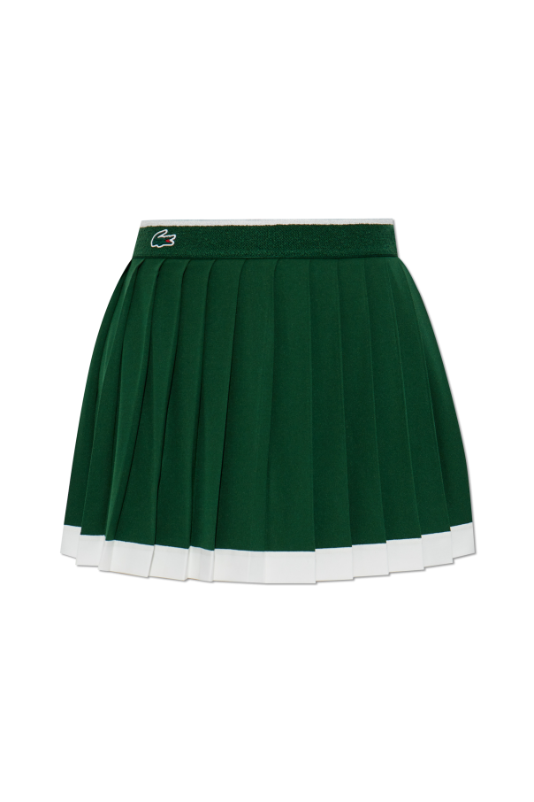 Shorts with pleated inset od Lacoste