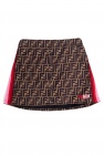 Fendi Kids BROWN Skirt with logo