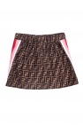 Fendi Kids BROWN Skirt with logo