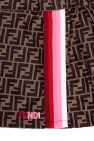 Fendi Kids BROWN Skirt with logo