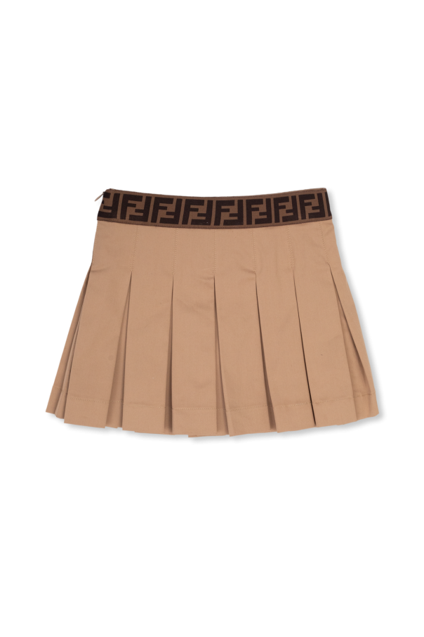 Fendi Kids Pleated skirt